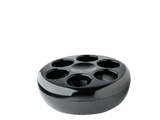 [0504-002] Thermische Fleshouder Zwart Pure H100 mm - D270 mm