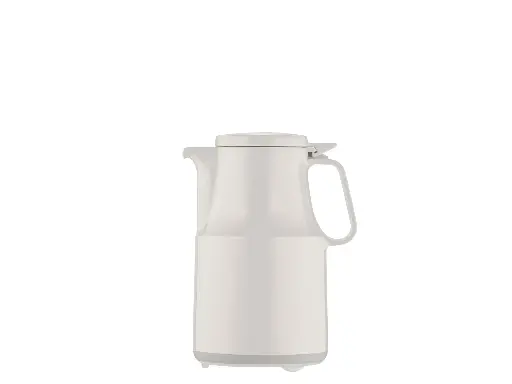 [7342-001] Helios Isoleerkan Wit 0.6L Thermoboy H191 mm - D114 mm - glazen binnenfles