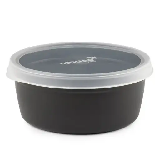 [DBO.M901B-TR] Roltex kunststof amuse pro deksel rond 1,2 L + 0,75 L