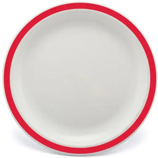[HAC.5228RED] Duo Plat Bord 25,5 cm Red