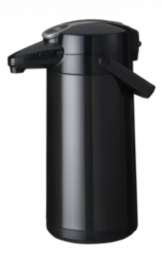 [7.171.331.114] Bravilor pompisoleerkan 2,2Lt met drukhendel - zwart metallic - onbreekbaar 