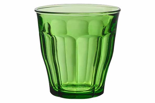 [1027GC04] Picardie waterglas groen 25cl - Ø 8,7 x H 9 cm 