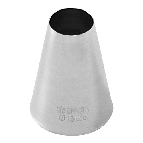 [895116] spuitje (15/Ø18mm) - RVS - Rond