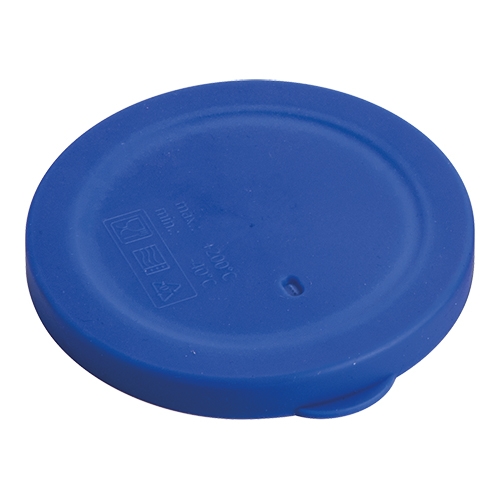 [235231] Siliconen deksel serveerschaal D11,5cm - blauw