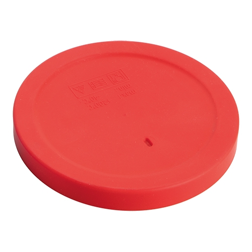 [235237] Siliconen deksel serveerschaal D13cm - rood