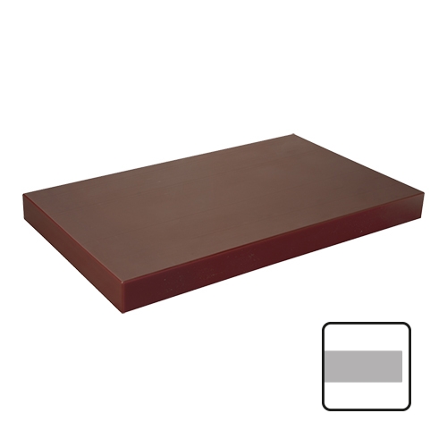 [882581] Snijplank 50x30 cm - H 4,0 cm - bruin