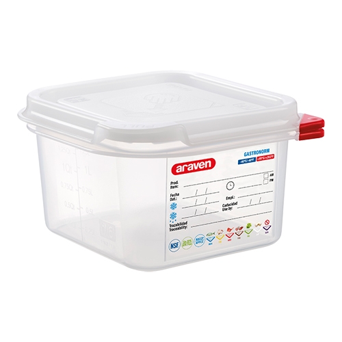 [962363] Araven voedseldoos GN1/6 - H10,0 cm