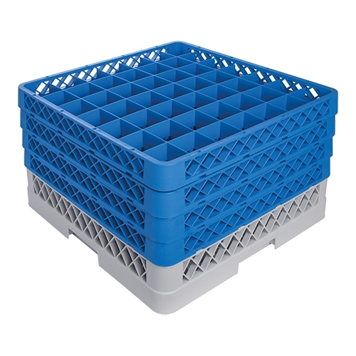 [CR4924] voetglazenkorf Ø06,3cm/H.24cm - afm. 26(H)x50x50cm