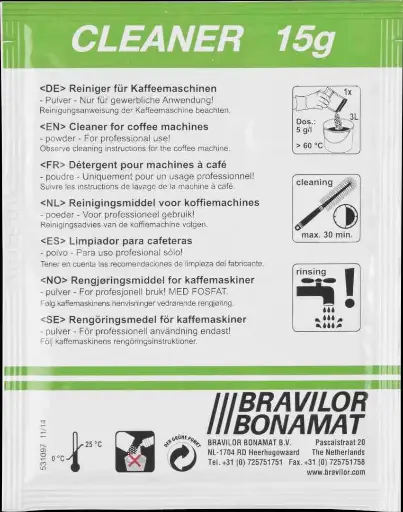 [7.191.101.212] Bravilor Cleaner - Reinigingsproduct