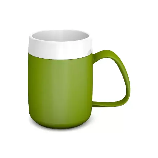 [AD141251] Isolerende beker met 1 handvat Ornamin - 320 ml - groen
