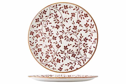 [18030544] Steelite Flora Brown Plat Bord D28 cm 