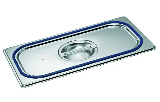 [1550660] B.Pro RVS Gastronormdeksel m/siliconenafdichting  - GDD 1/3