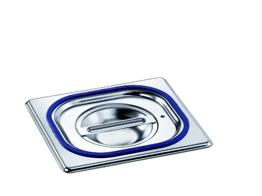 [1550664] B.Pro RVS Gastronormdeksel m/siliconenafdichting  - GDD 1/6