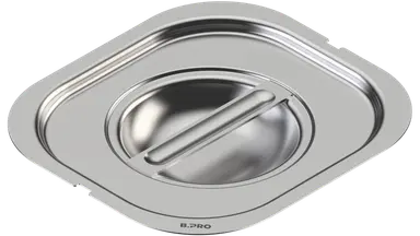 [550081] B.Pro RVS Gastronormdeksel m/beugelhandgrepen  - GD-B 1/6