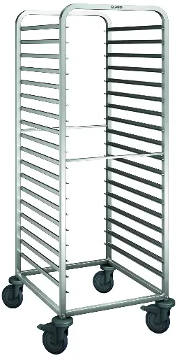 [572936] B.Pro Regaalwagen 36 x GN1/1 - kunststof wielen -RWR 161