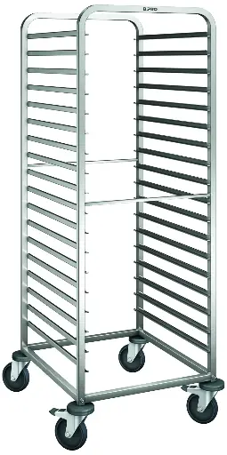 [572935] B.Pro Regaalwagen 36 x GN1/1 - staalverzinkt wielen -RWR 161