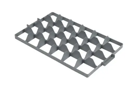 [610166] Verdeler 24 vakken met handvaten