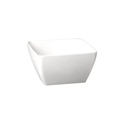 [79002] Melamine schaal vierkant Friendly D12,5 - 0,4Lt - wit