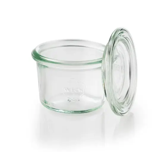 [82310] Weckpot met deksel Ø 6 x H5,5 cm - 80 ml - set van 12 stuks