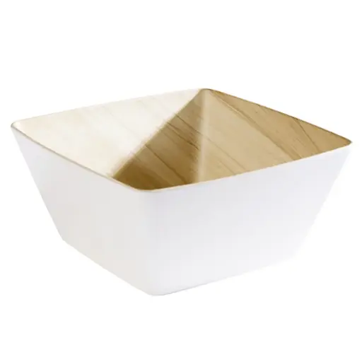 [84592] Kom FRIDA wit/naturel 25 x 25 cm x h 12 cm          
