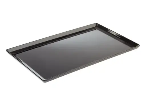 [83924] Melamine plateau GN 1/1 FLOAT zwart  53 x 32,5 cm x h 3 cm         