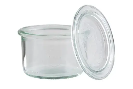 [82345] Weckpot met deksel - Ø 9 cm x H 6 cm - 200 ml - set 12 stuks              