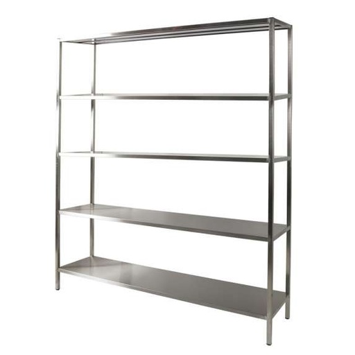 [EDSL/10405] RVS 441 Standrek 5 niveaus - L1000XD400XH2000 mm