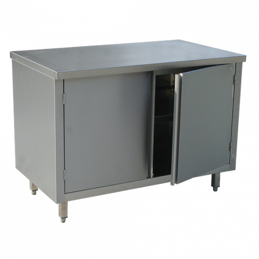 [TFB/107] RVS 441 Werktafelkast met draaideuren - L1000XD700XH900 mm