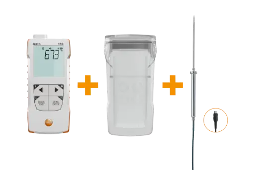 [0563 0112] Testo 110 Food-set 