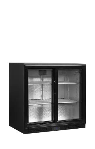 [DB201S] Barkoelkast met schuifdeuren B 900 x D 520 x H 870 mm