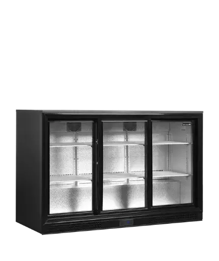 [DB301S-3] Barkoelkast met schuifdeuren B 1350 x D 526 x H 870 mm