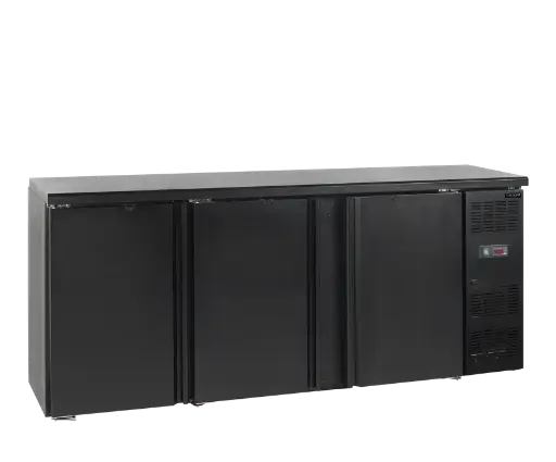 [CBC310] Robuuste barkoelkast met zelfsluitende deuren - zware toepassing B 2002 x D 513 x H 860 mm