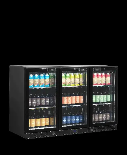 [DB301H-3] Barkoelkast met scharnierdeuren B 1350 x B 520 x H 870 mm