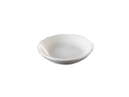 [007054] Rond wit schaaltje Ø 95 mm