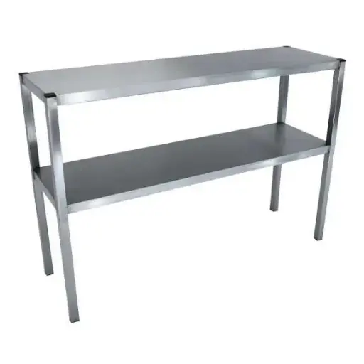 RVS 304 Chef rekken 2 niveaus - L1200XD300XH700/400 mm