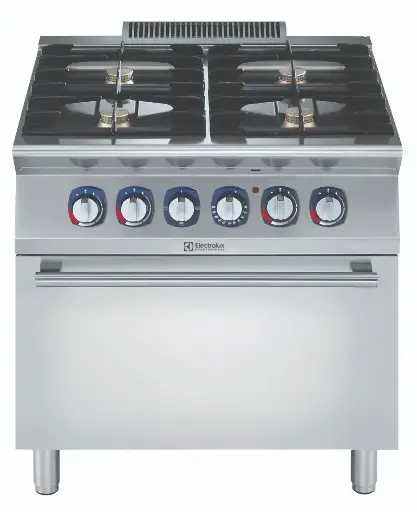 [371003] Electrolux 700XP Gasfornuis, 4 branders x 5,5 kW, elektrische oven