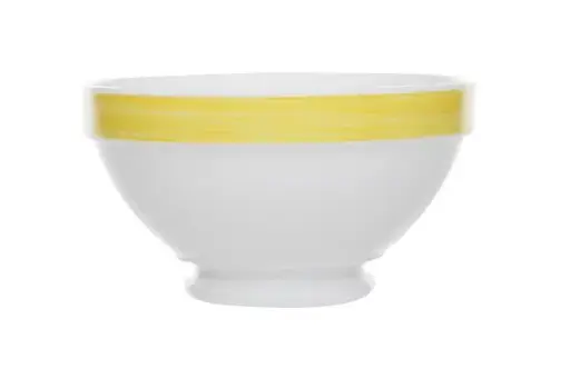 [54704] Brush geel bowl D13cm - 51 cl  