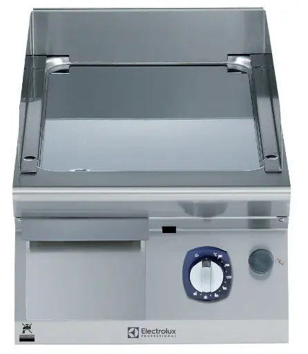[371037] Electrolux 700XP Bakplaat, 1 zone, glad, gepolijst chroom, topmodel, gas