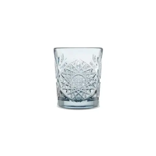 [71104] Libbey Hobstar water-wiskyglas 35 cl blauw- D9xH10.5 cm   