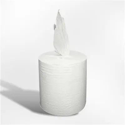 [PP003130] Poetsrol papier centerfeed midi - 2 Lg - 108 m - L 24 x B 20 cm - WIT