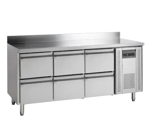 [CK7360] Gekoelde werktafelkast GN 1/1 - 3 x 2 lades - B 1795 x D 700 x H 960 mm