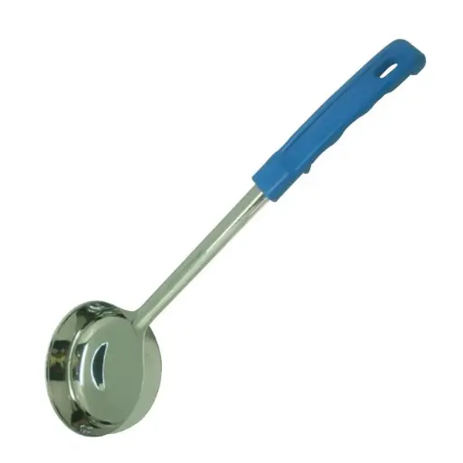 [DP018] Kleurcode opscheplepel/serveerlepel voor gelijke porties - blauw - 24 cl - L 34,3 cm    