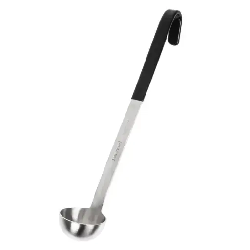 [CD144] Kleurcode opscheplepel/pollepel 3 cl - Ø 5 cm - zwart - L 34,3 cm 