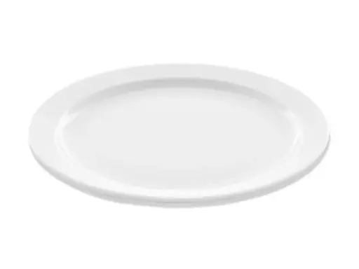 [010022] Gural Venus plat bord wit Ø 260 mm  