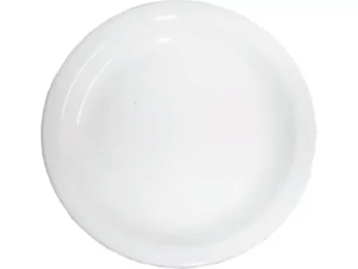 [008955] Lubiana Scandia plat bord wit Ø 19 cm  